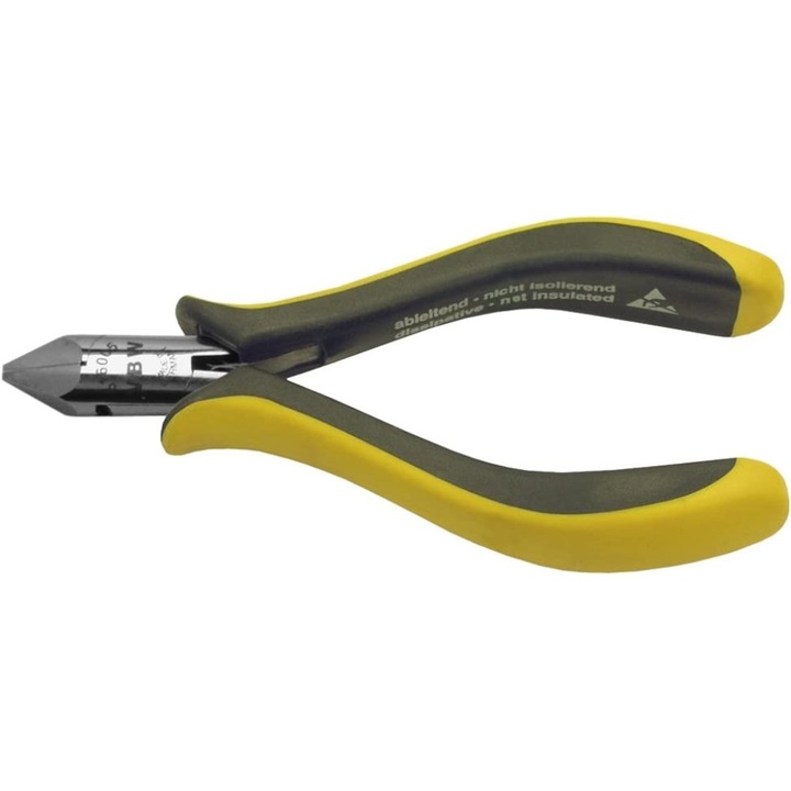 ESD/EPA oldalcsípőfogó elektronikához, 120mm, 1.5mm HRC 19-nél és 1.0mm HRC 48-nál