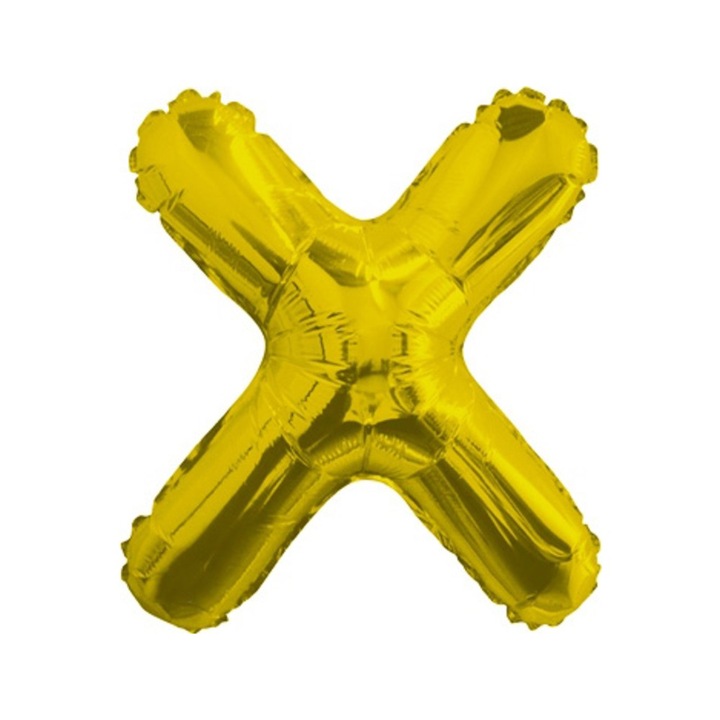 Balon Folie 35cm Litera X AURIU 35092-14