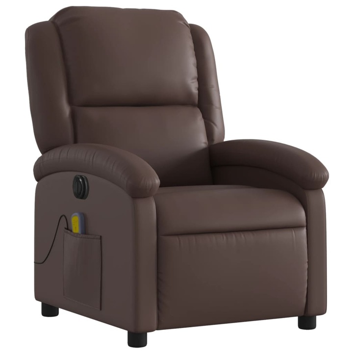 Електрически масажен стол, Zakito Europe, Кафяв 71x86.5x99.5см