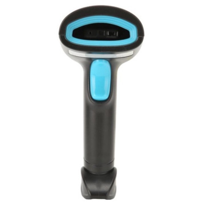 Scaner Coduri de Bare, 1D, 2D si QR, Q-SM55B, negru/albastru