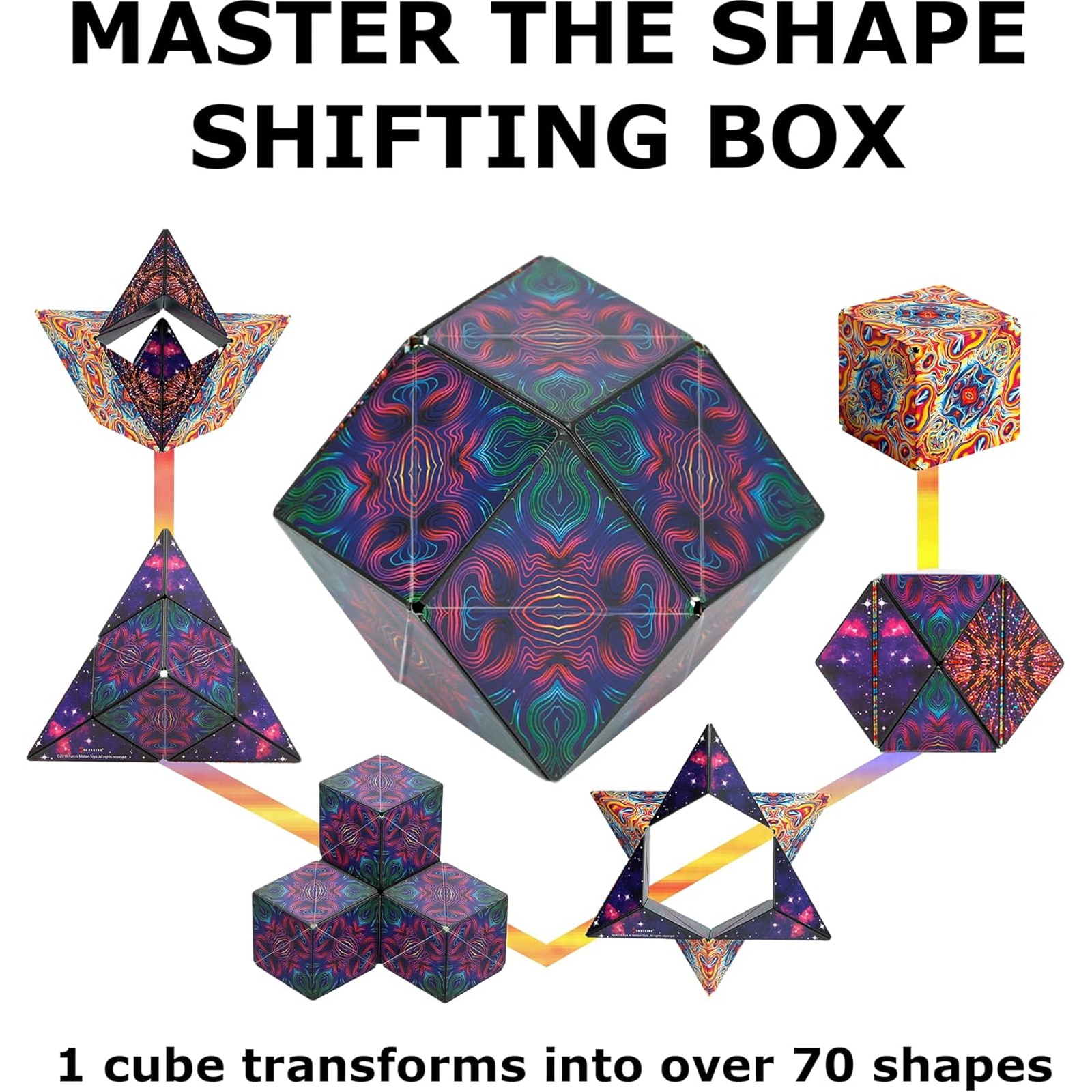 Set 2 jucarie interactiva magic cub magnetic, Axroad Mall, 3D, 72