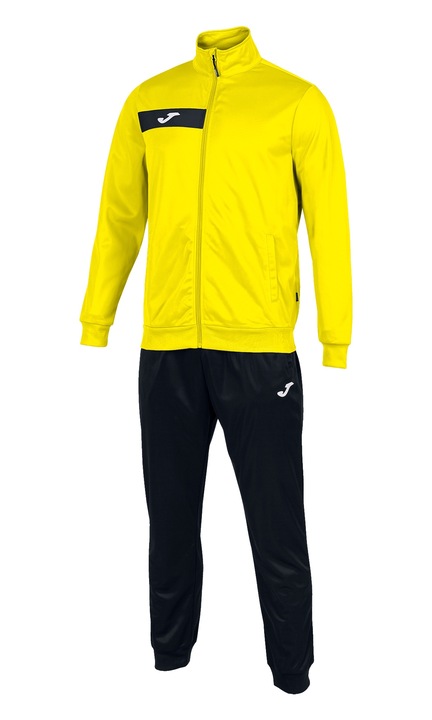 Мъжки спортен анцуг, Joma, Columbus Trucksuit, синтетичен, жълт/черен, Жълт