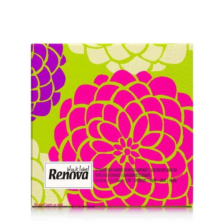 Servetele de masa Renova Hortensia 20 bucati