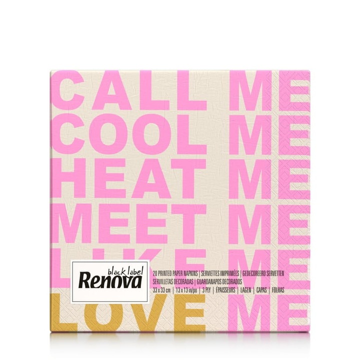 Servetele de masa Renova Love Me servetele 20 bucati