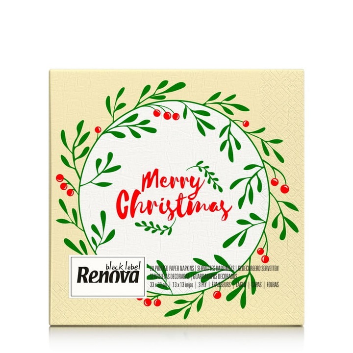 Servetele de masa Renova Merry Christmas 20 bucati