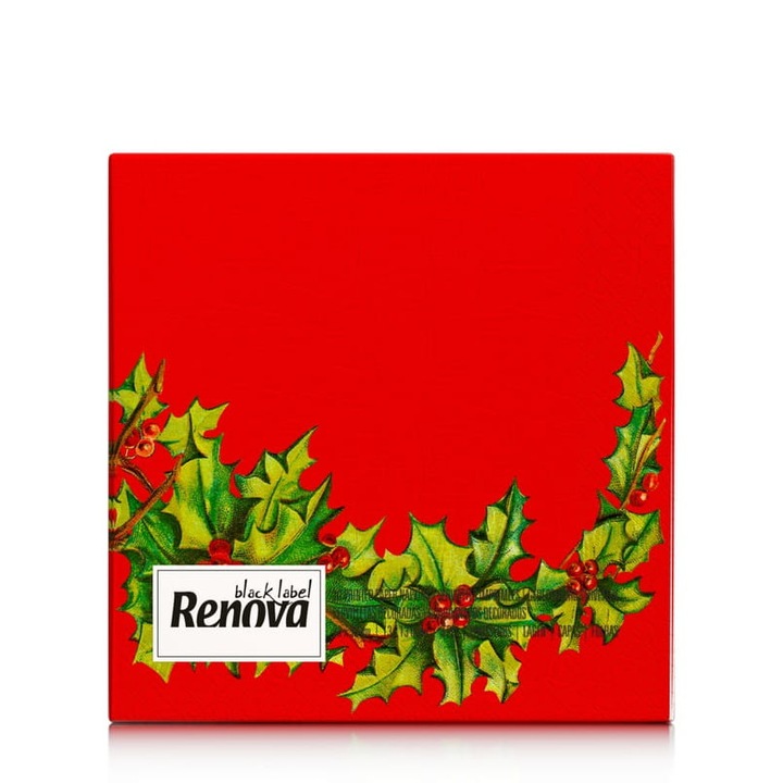 Servetele de masa Renova Red Xmas Holly 20 bucati