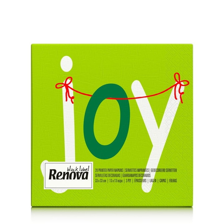 Servetele de masa Renova Xmas Joy 20 bucati