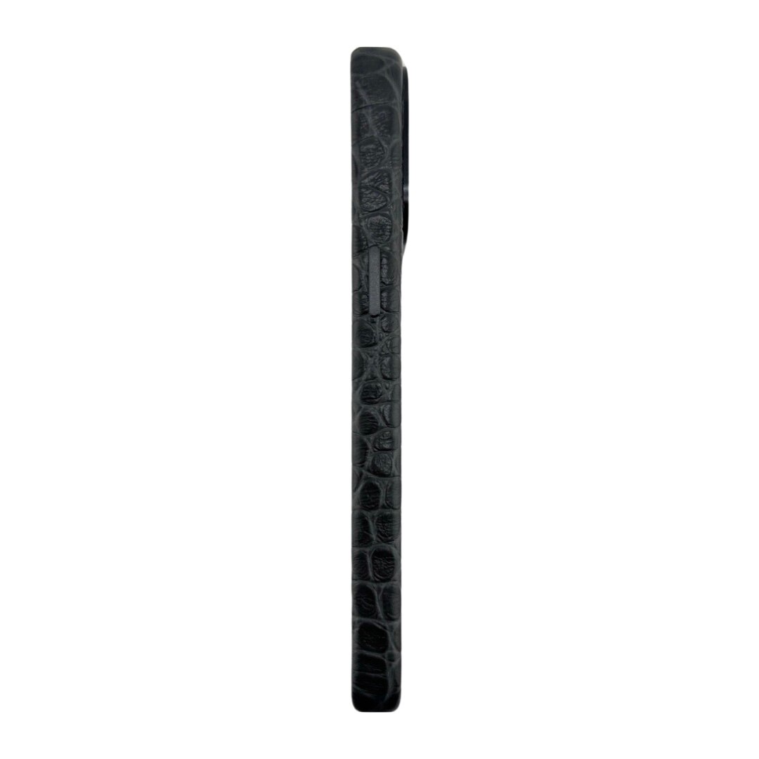 Husa piele, The Bandit Crocodile pentru Iphone 15 Pro Max, Gri
