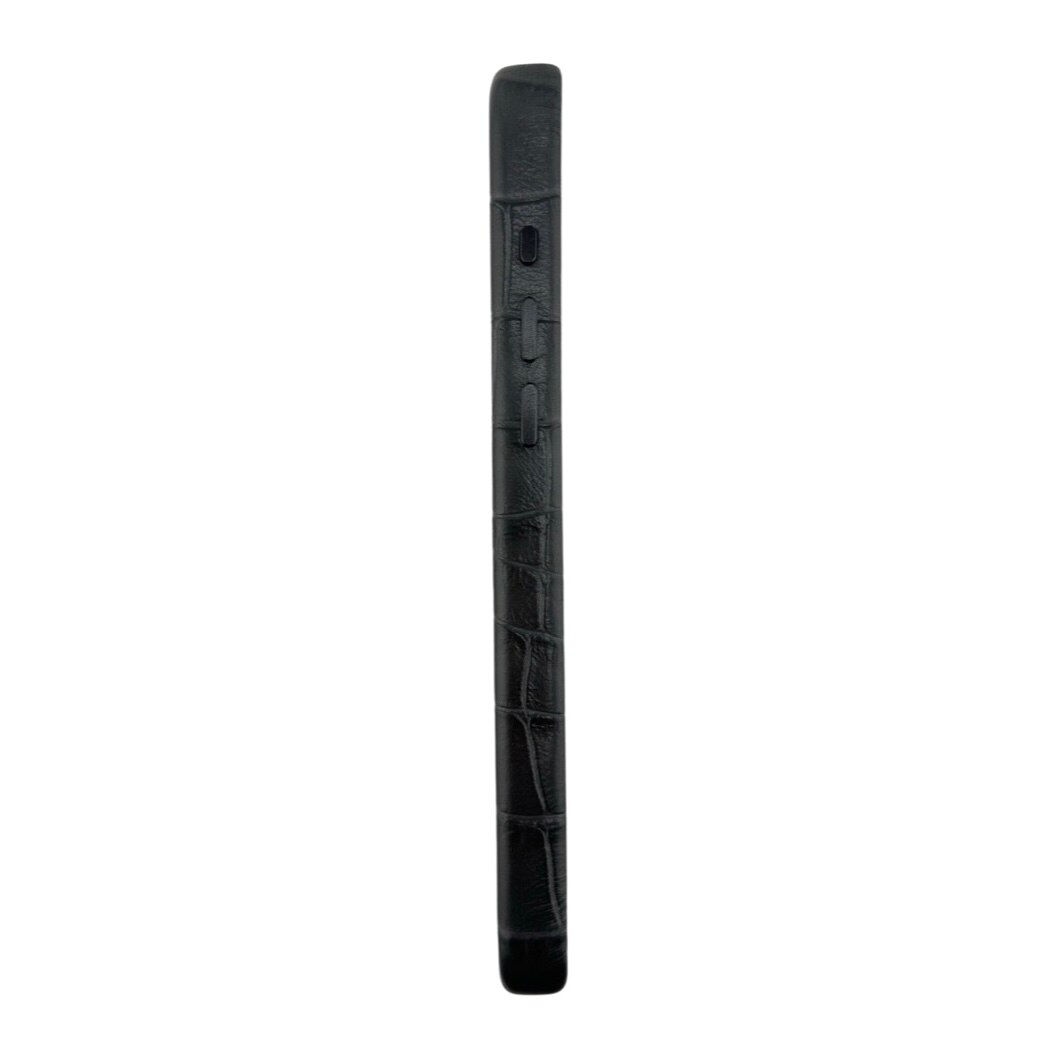 Husa piele, The Bandit Crocodile pentru Iphone 15 Pro Max, Gri