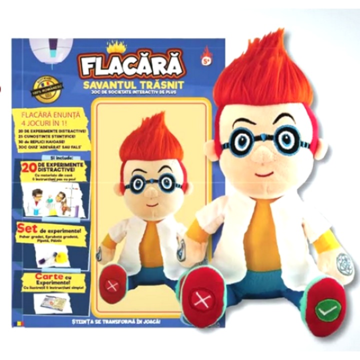 Joc de societate Savantul Trasnit de plus YLOTECH® 28x12x38cm