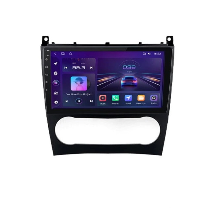 Mp5 Player, за Mercedes Benz C Class, V1 Pro, 2GB, 32GB, 2din, USB, 4x60, черен