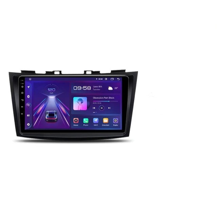 Mp5 Player, за Suzuki Swift, 8GB, 256GB, GPS, 2din, USB, 4x60, черен