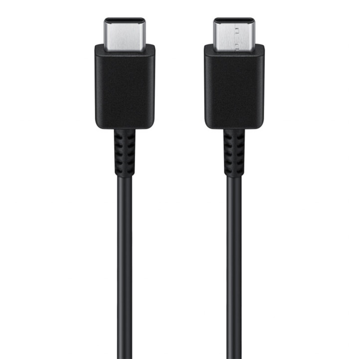 USB-C към USB-C 5A Samsung кабел за данни и зареждане, черен