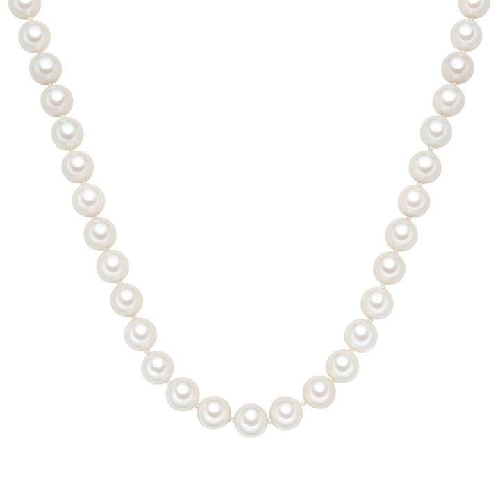 Lulu & Jane, Colier cu perle, Alb