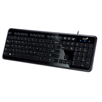 Tastatura Genius Slimstar I250, Negru/Argintiu Tastatura Genius Slimstar I250, Negru/Argintiu