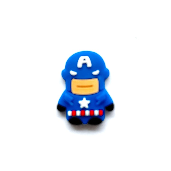 Accesoriu Crocs Jibbitz, Captain America