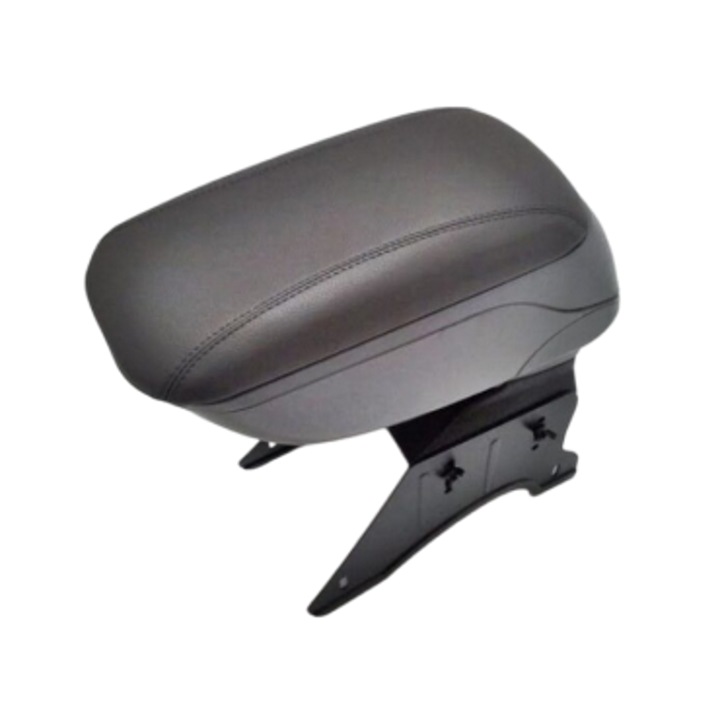 Cotiera universala idealSTORE cu suport metalic, Dimensiuni 30 x 12 cm, Inaltime reglabila, Sistem de prindere rezistent, Culoare Gri