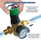 Regulator de presiune cu manometru si filtru cu ecran, alama, 3/4"