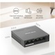 Switch PoE Desktop Mercusys MS105GP, 5 porturi Gigabit (dintre care 4 porturi PoE+) , carcasa metalica
