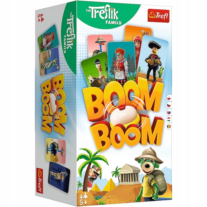 Trefl: Boom Boom - Treflik's Family ügyességi és logikai társasjáték