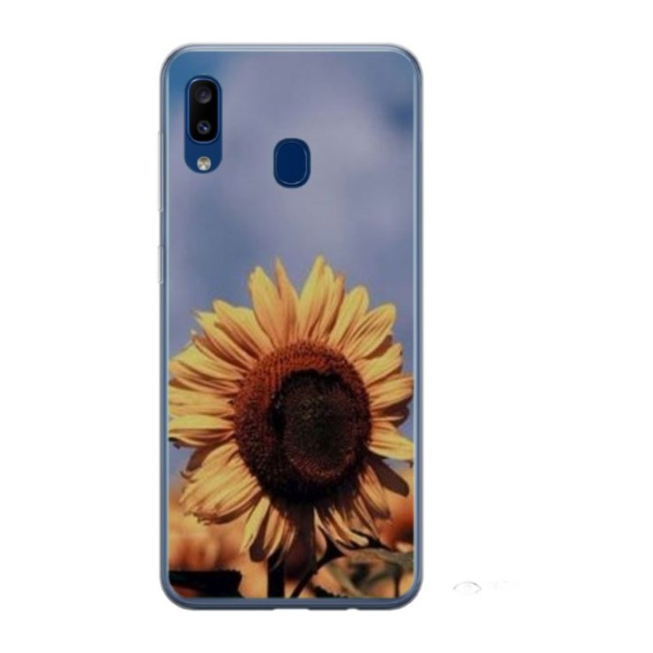 Husa personalizata HQ Print pentru Samsung Galaxy A40, Sunflower #1, S1D1M0193, Atlas