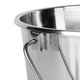 Galeata Pentru Alimente, Orion, 27x27 cm, Capacitate 12 L, Fabricata Din Otel Inoxidabil De Inalta Calitate, Maner Confortabil, Utilizare Practica Acasa Si In Gastronomie, Argintie
