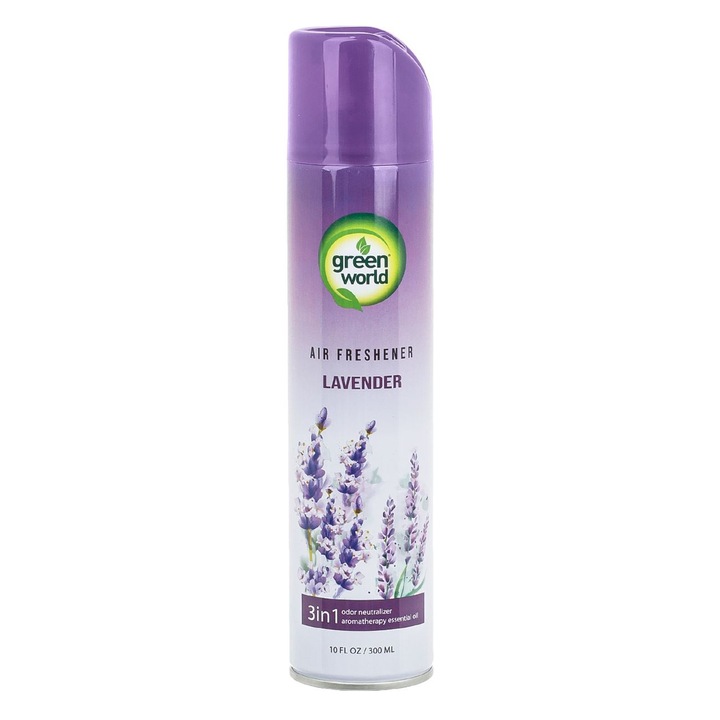 Green World® szobafrissítő spray levendula illattal, 300 ml