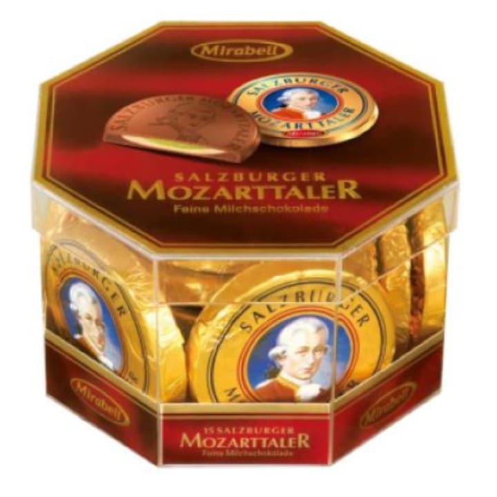 Шоколадови монети Моцарт Mirabell, 14 монети, 280гр