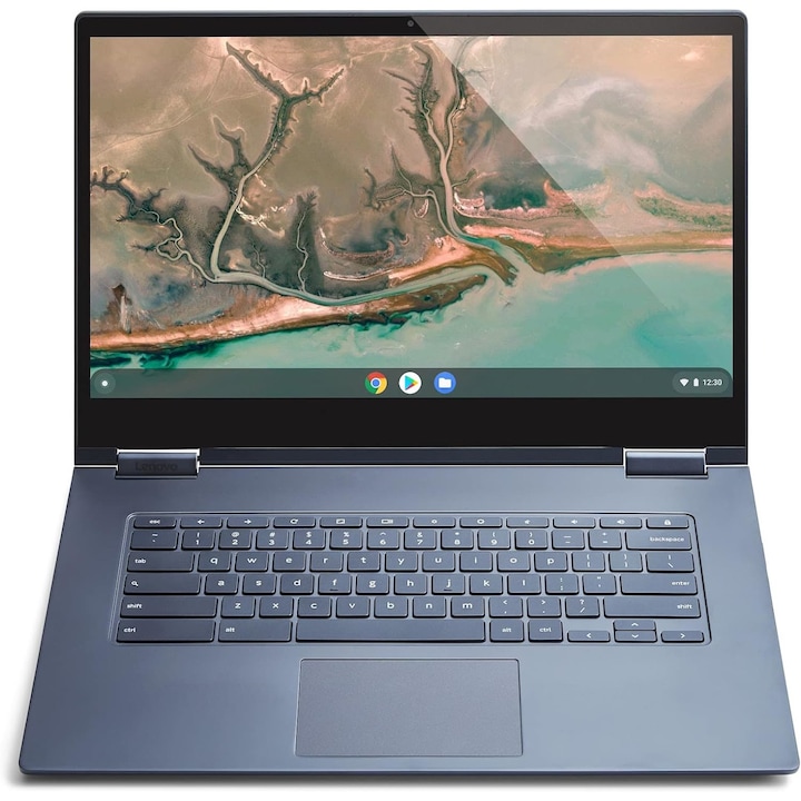Лаптоп 2 in 1 Lenovo Yoga Chromebook C630, 15.6" 4K 3840x2160 IPS Touch Screen 300nits, Intel Core i7-8550U 4-core, 16 GB DDR4, 128 GB eMMC, Intel UHD Graphics, Aluminium Case 1.9 kg Midnight Blue