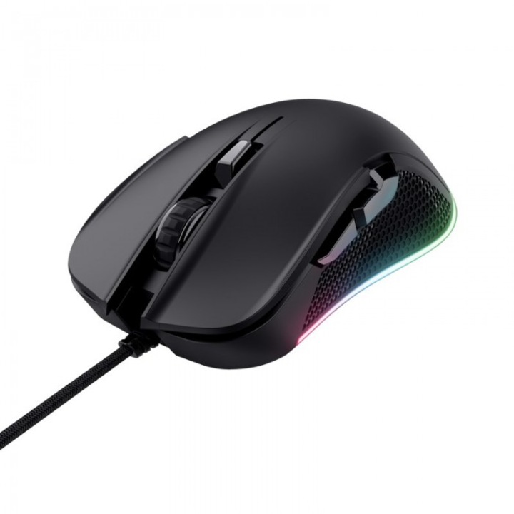 Mouse gaming, Trust, GXT922, 7200 DPI, Negru