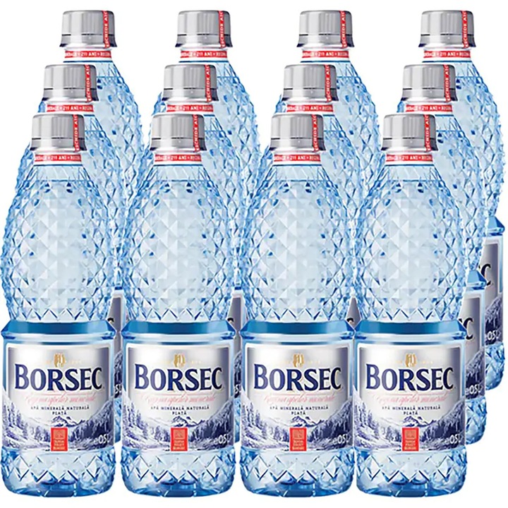 Apa Plata Borsec 0.5 L, 12 Buc/bax