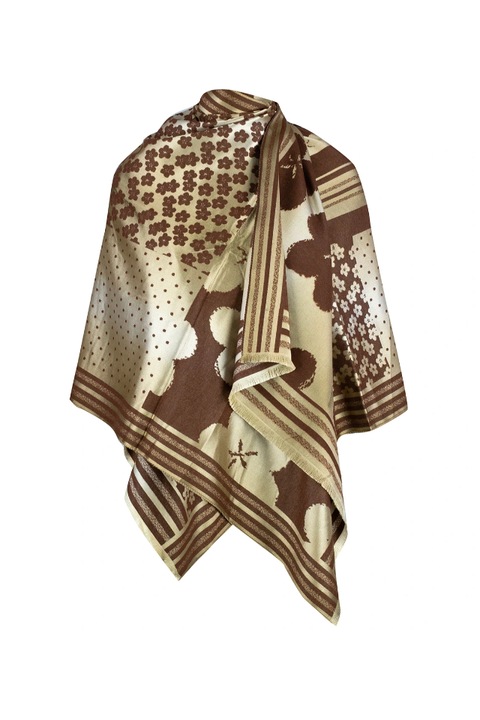 Esarfa de dama, Agrafka, model St299, 200 cm, din viscoza, Multicolor