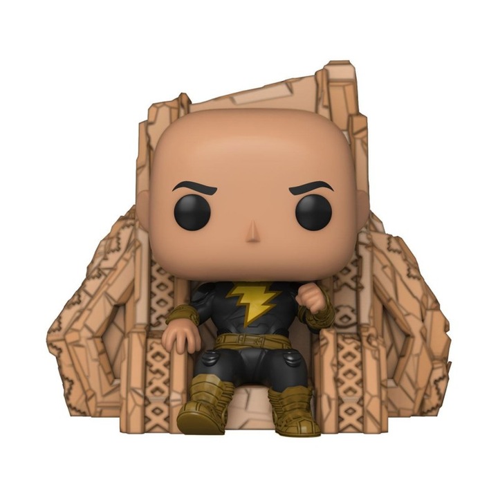 Figurina cu Black Adam pe Tron, Funko POP, 15 cm