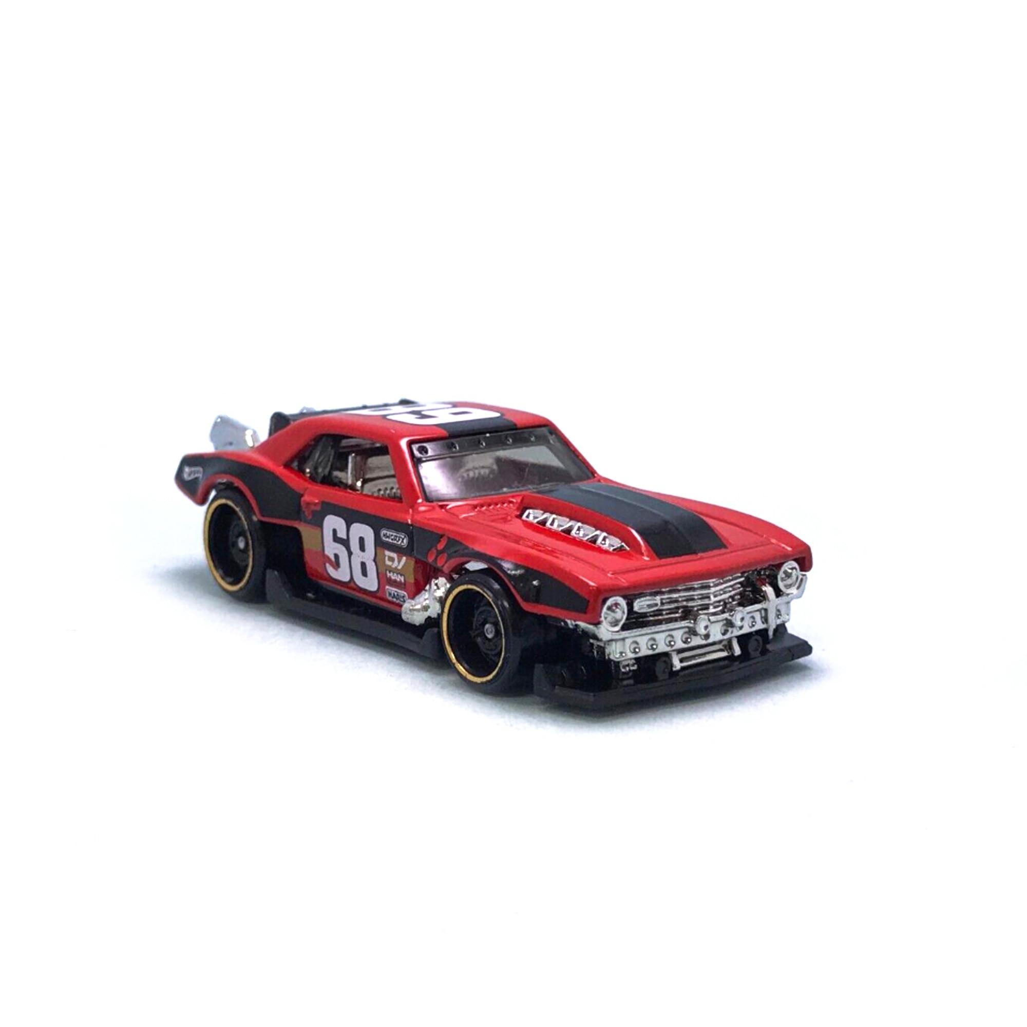 Masinuta metalica Hot Wheels, Custom '68 Camaro, 1:64, Rosu - eMAG.ro
