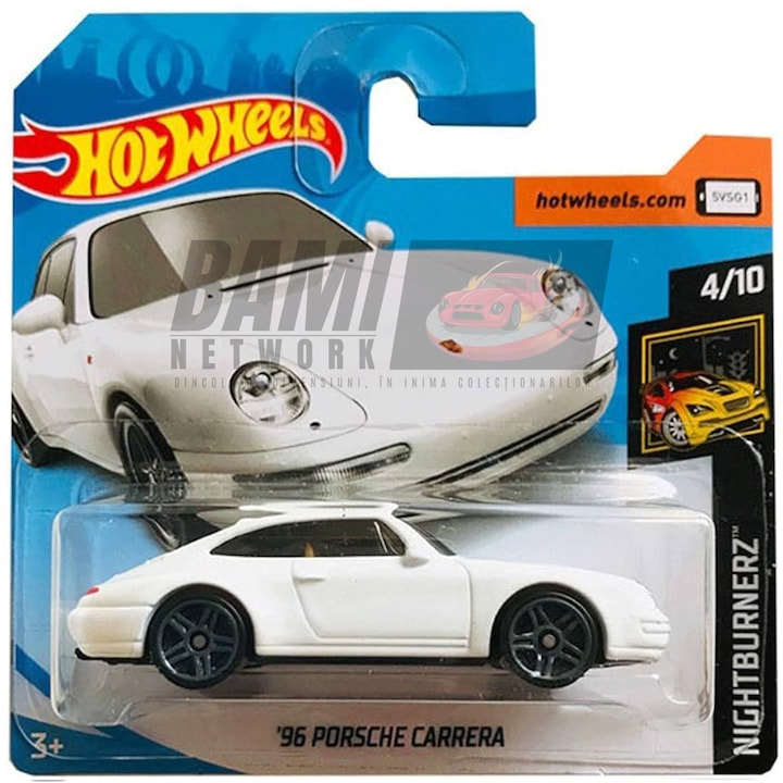 ΠΠΎΠ»ΠΈΡΠΊΠ° Hot Wheels '96 Porsche Carrera Metallic Car, ΠΠΎΠ»Π΅ΠΊΡΠΈΡ 2019, ΠΡΠ», 1:64
