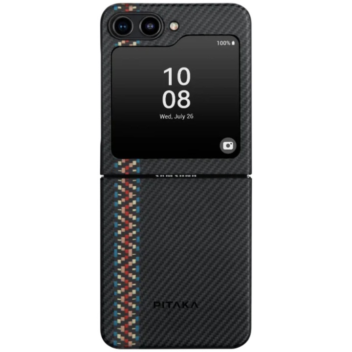 Протектор Pitaka MagEZ 3, 600D Aramid, за Samsung Galaxy Z Flip 5, MagSafe, Rhapsody