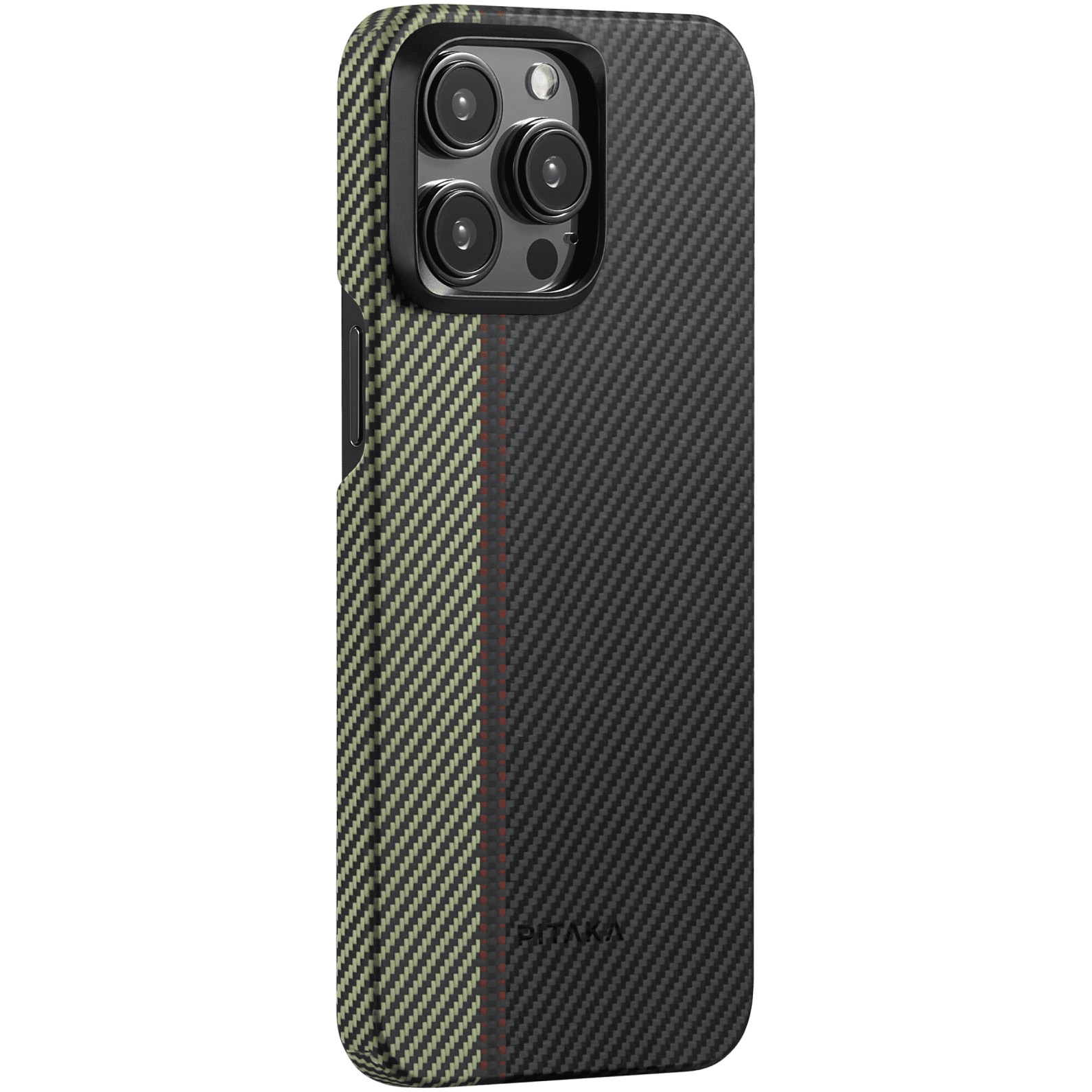 Husa de protectie Pitaka MagEZ 4, Aramida 600D, pentru iPhone 15 Pro, compatibila MagSafe, Overture
