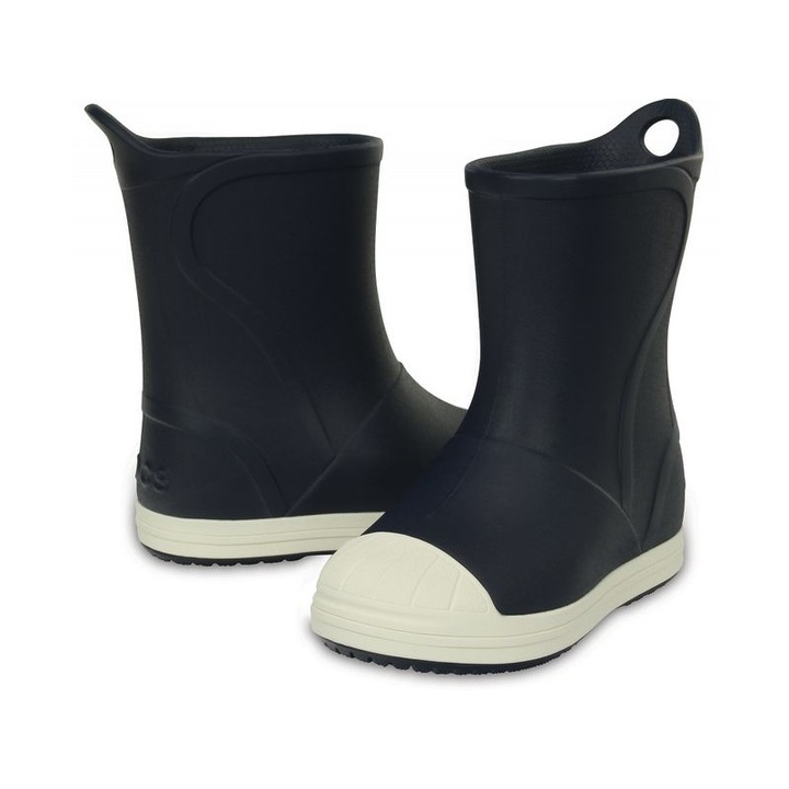 Gyerekcsizma, Crocs, Szintetikus, Kék/Fehér, 33,5 EU