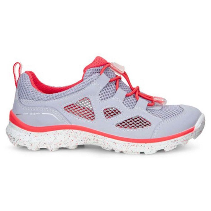 Pantofi sport pentru copii, Ecco, Piele naturala, Violet deschis, 30 EU