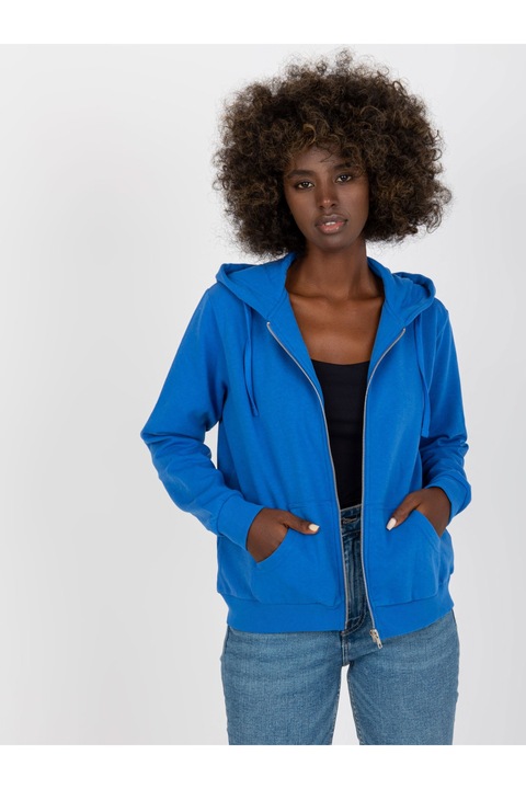 Basic Feel Good Női kapucnis pulóver Elizagau égszínkék, Sötétkék