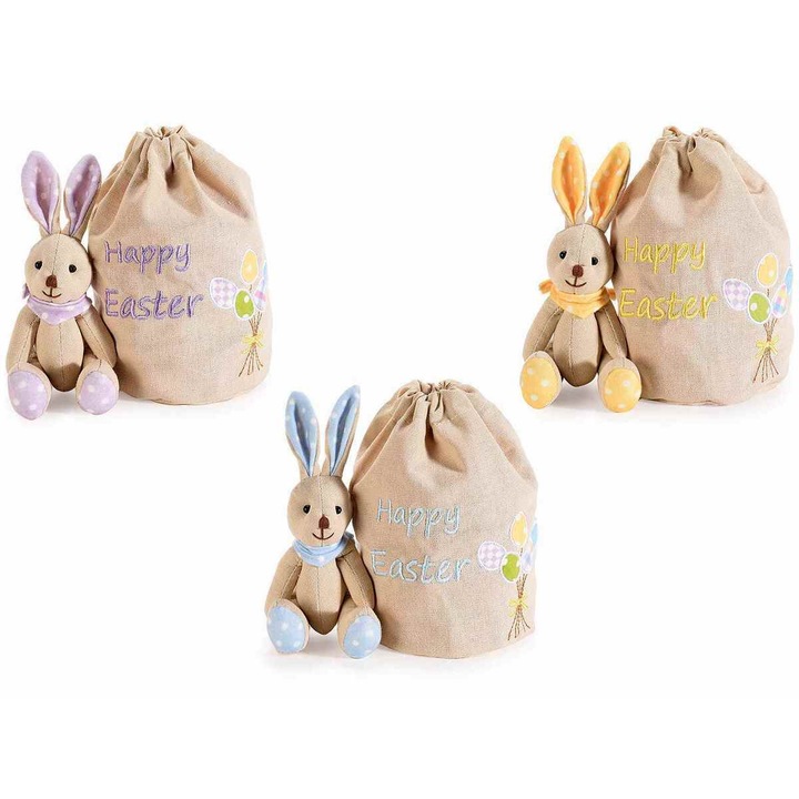 Set 3 saculeti Iepuras 17x10x18 cm