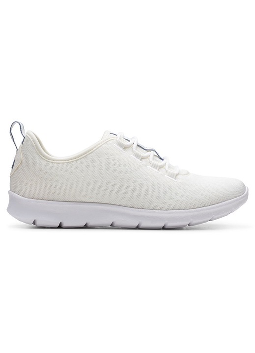 Női sportcipő, Clarks, Textil, Fehér, 36 EU