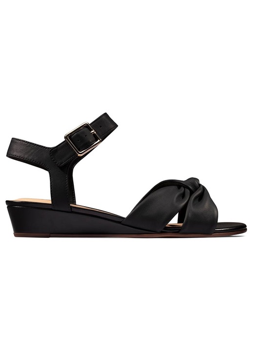 Sandale dama, Clarks, Piele, Negru