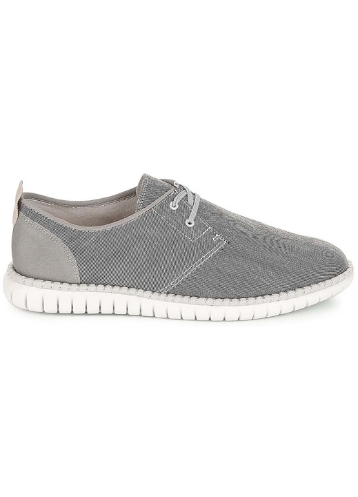 Pantofi pentru barbati, Clarks, Textil, Gri, 40