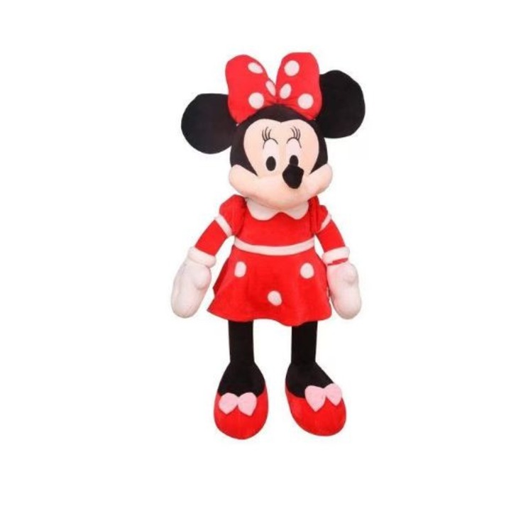 Играчка Мини Маус, Червена, Плюшена, 100 см