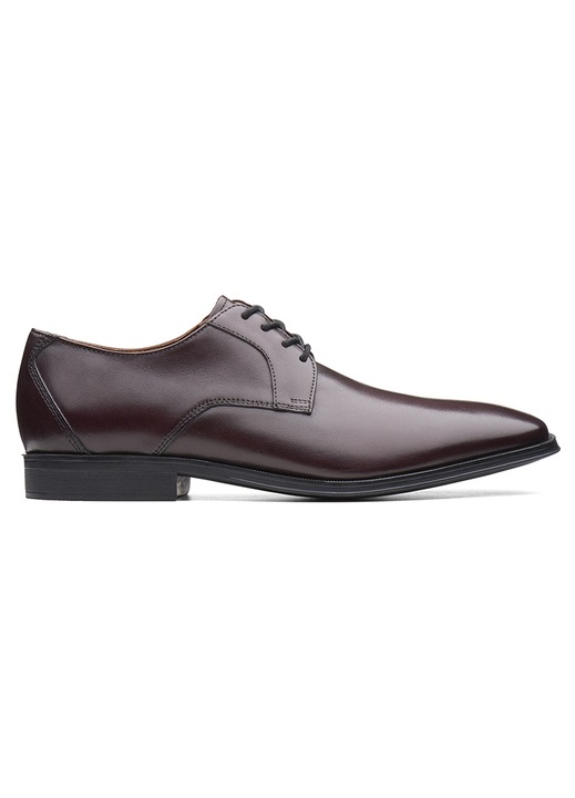 Pantofi barbati, Clarks, Piele, Visiniu, 44