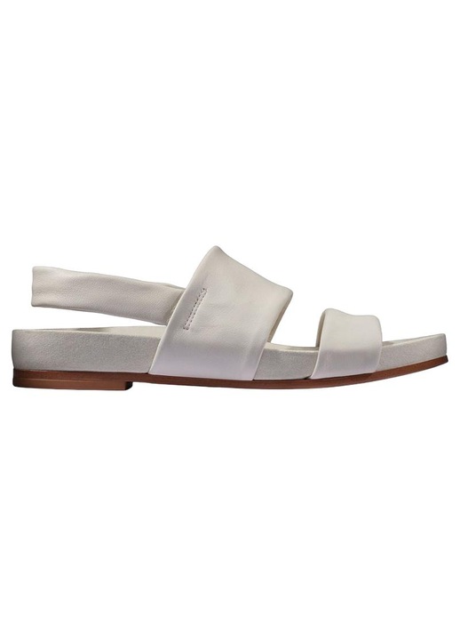 Sandale dama, Clarks, Piele naturala, Alb, 36 EU