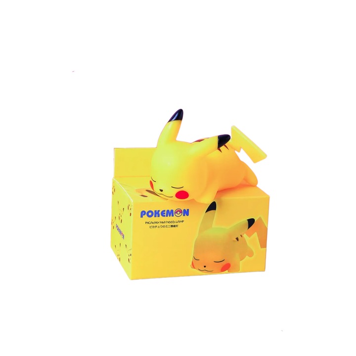 Lumina de veghe pentru copii 10cm tip Pikachu, Pokemon cu baterii