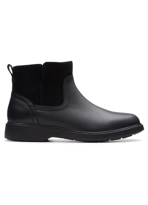 Incaltaminte dama Clarks, Piele naturala, Negru, Negru