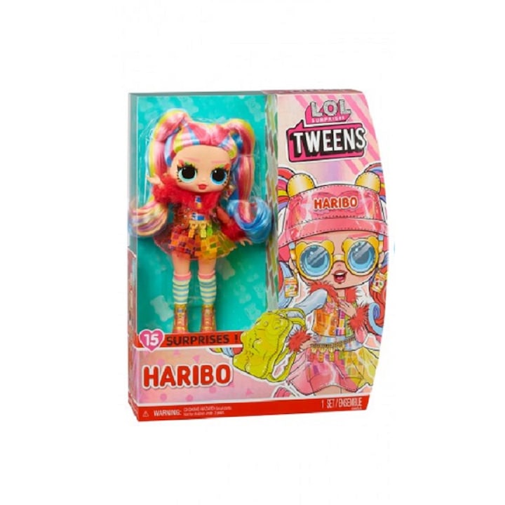 Papusa L.O.L. Surprise! seria Tweens Loves Mini Sweets − Haribo, 15 cm
